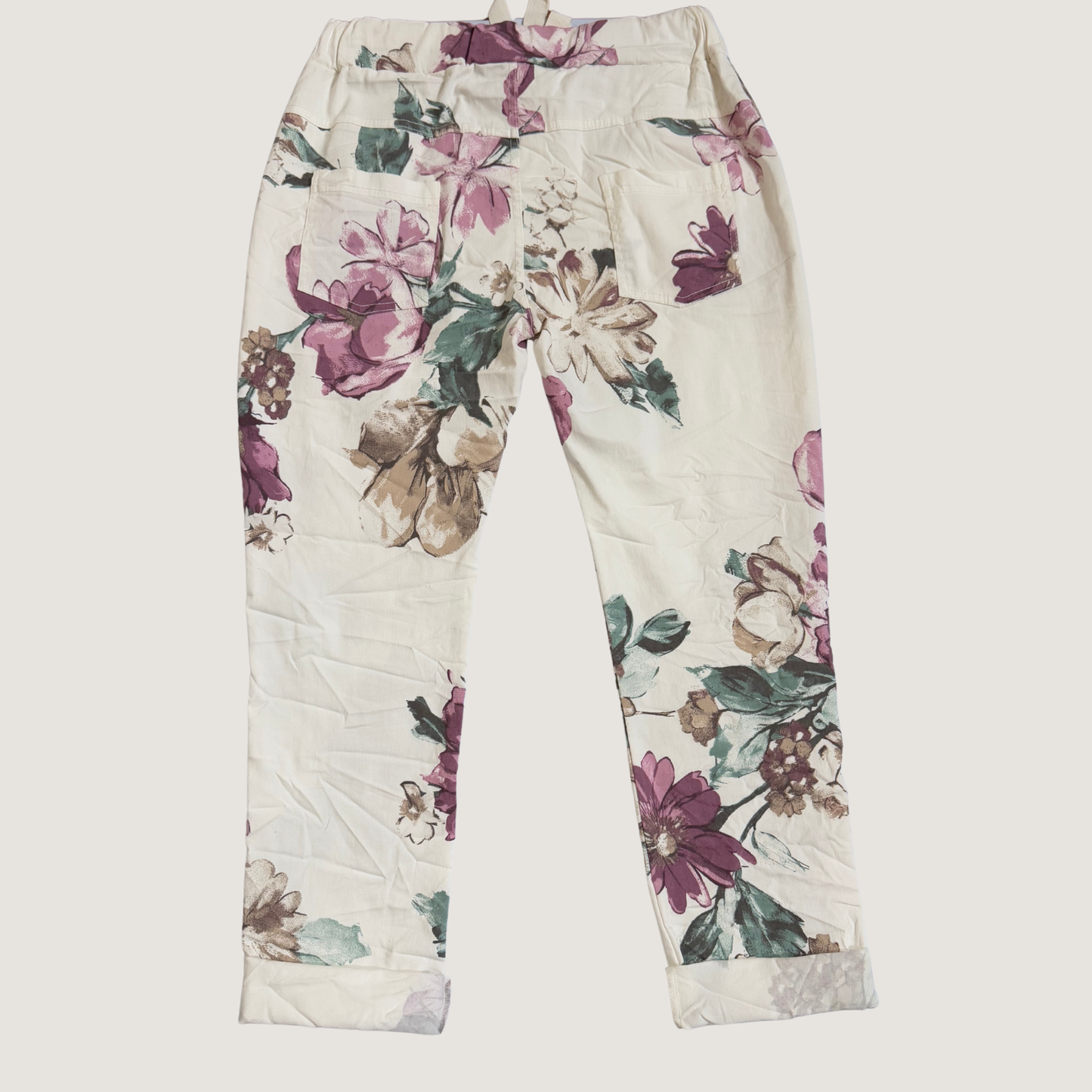 Wild Orchid & Cream Haze Italian Magic Pants