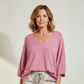 Essential 3/4 bat sleeve sweater