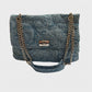 The Blossom Denim Shoulder Bag