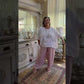 The Venezia Linen Barrel Pant