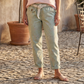 Softly Floral - Tulip Cut Italian Magic Pants