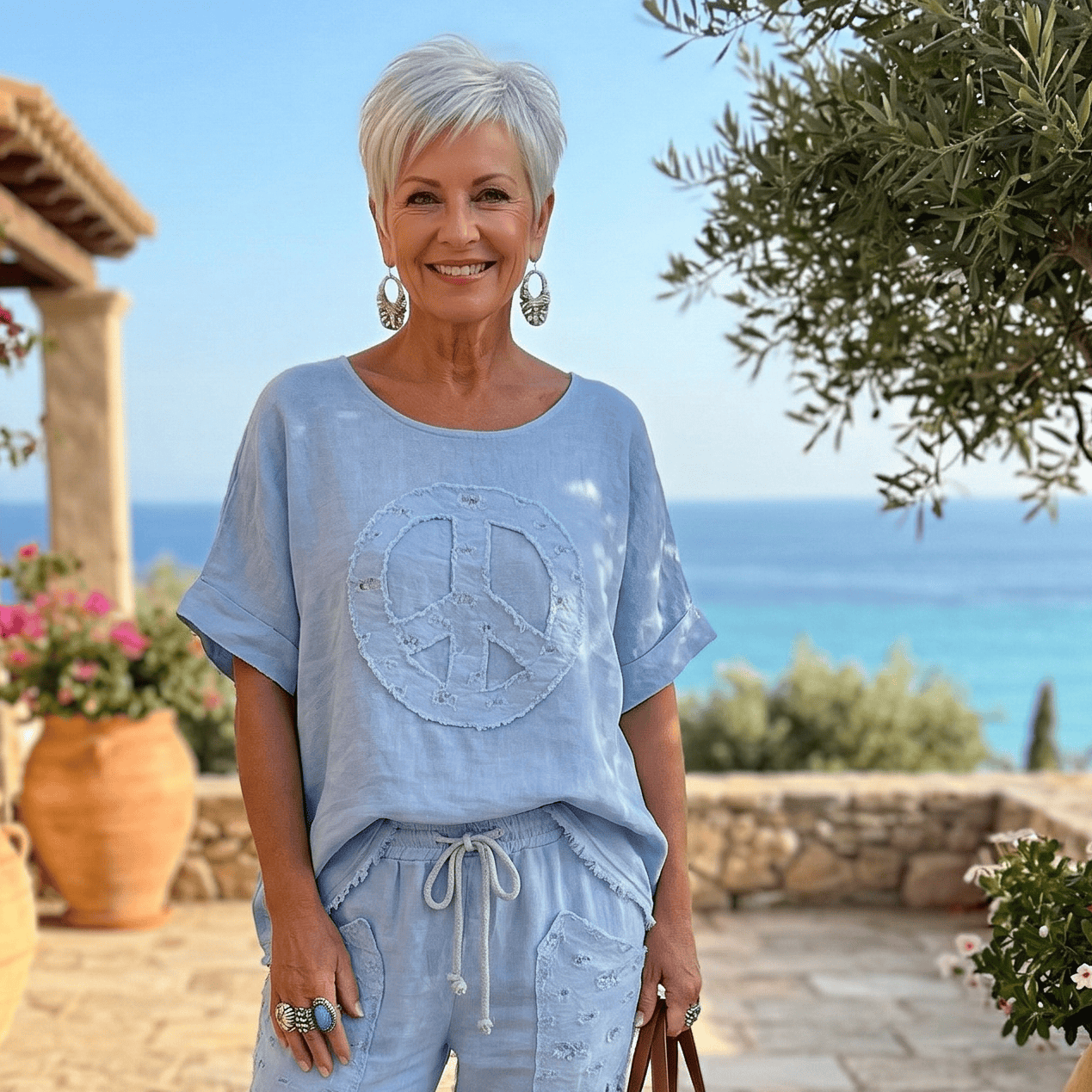 Peace Linen top Peace Linen top