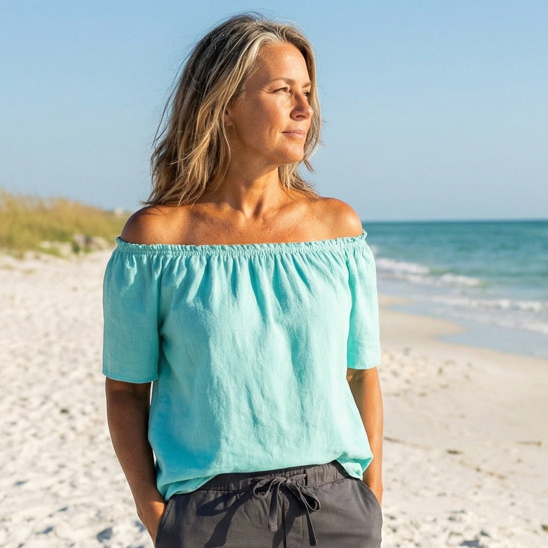 Off The Shoulder Breezy Top