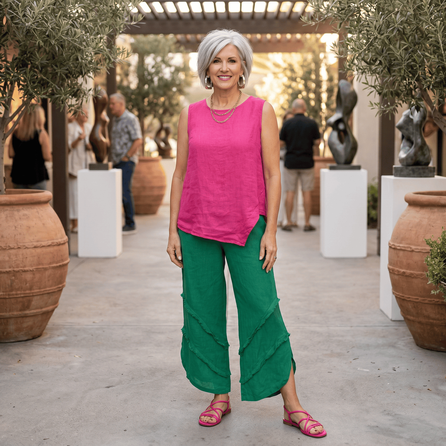 The Ravello Linen Capri The Ravello Linen Capri