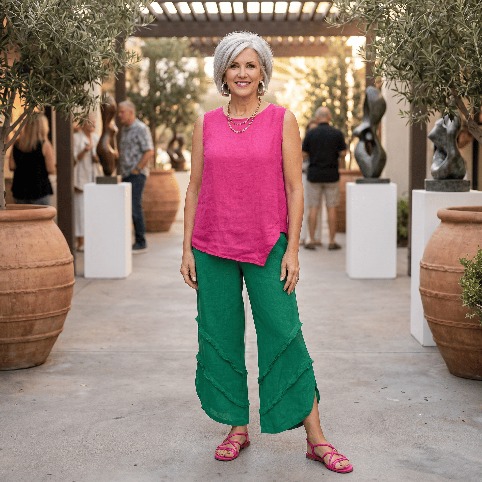 The Ravello Linen Capri The Ravello Linen Capri