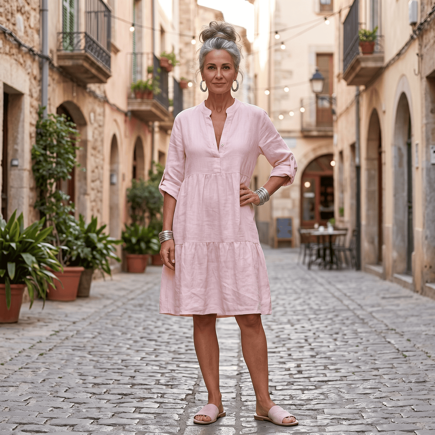 The Positano Linen Dress The Positano Linen Dress