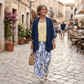 The Bellini Linen Print Pants The Bellini Linen Print Pants