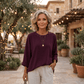 Studded Crew Neck Top Studded Crew Neck Top