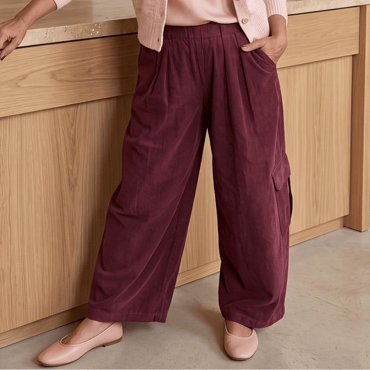 Cognac Corduroy Wide Leg Pants Cognac Corduroy Wide Leg Pants