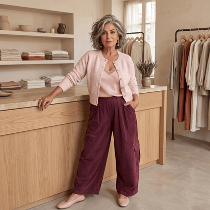Cognac Corduroy Wide Leg Pants Cognac Corduroy Wide Leg Pants