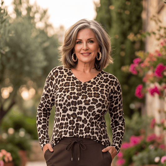 Bold Leopard V-Neck Bold Leopard V-Neck