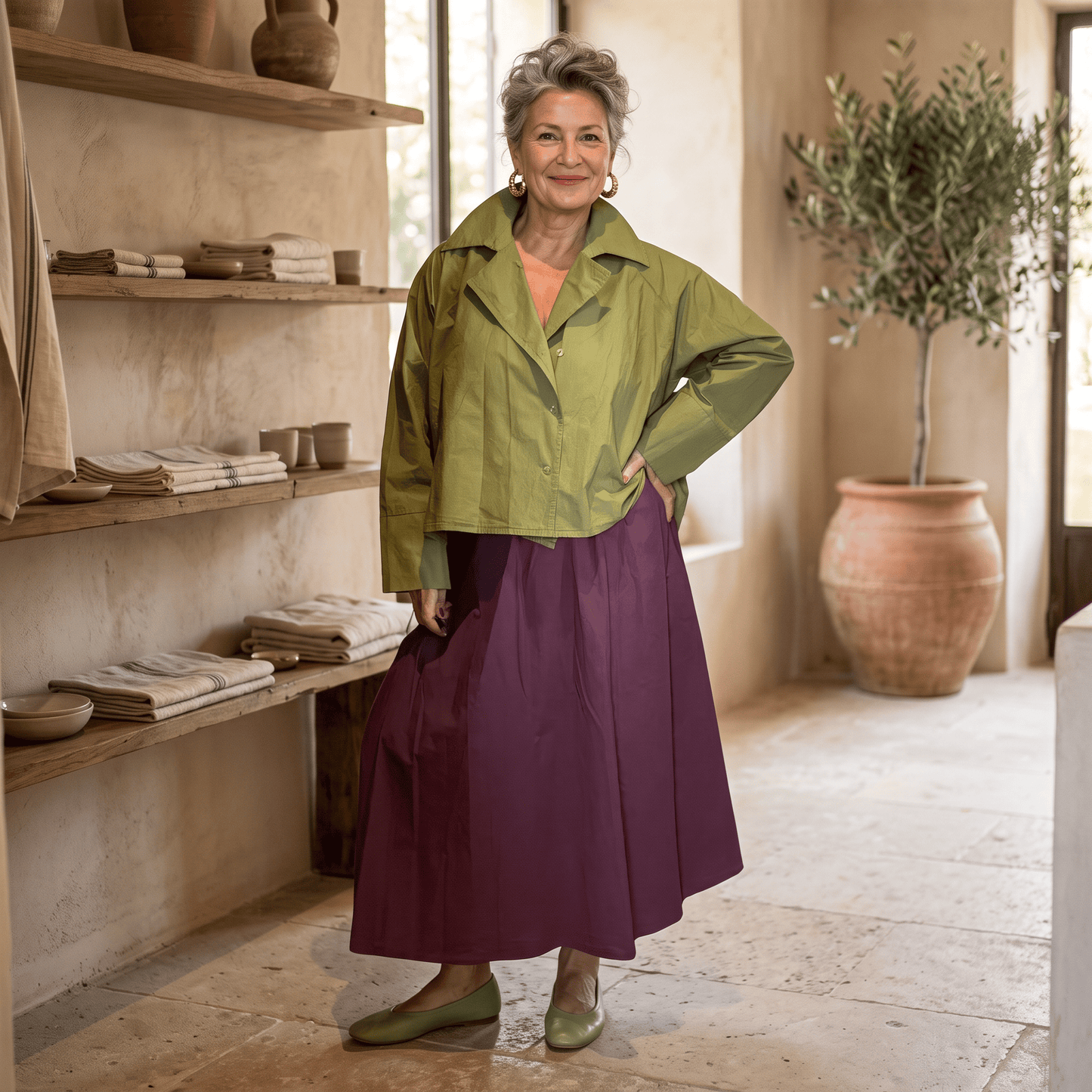 Pistachio Trench Shirt Pistachio Trench Shirt