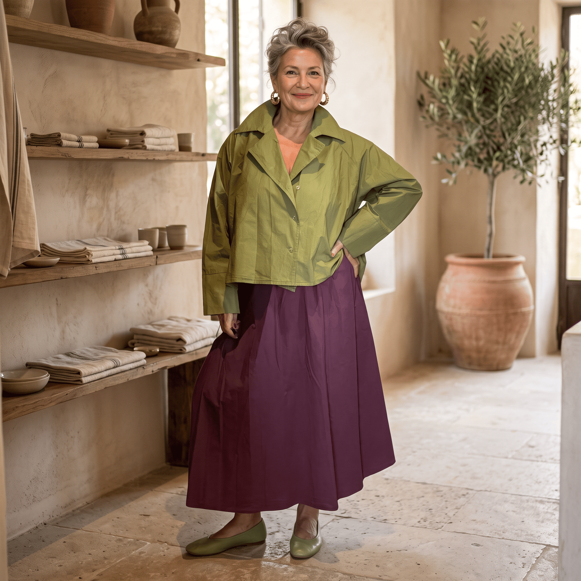 Pistachio Trench Shirt Pistachio Trench Shirt