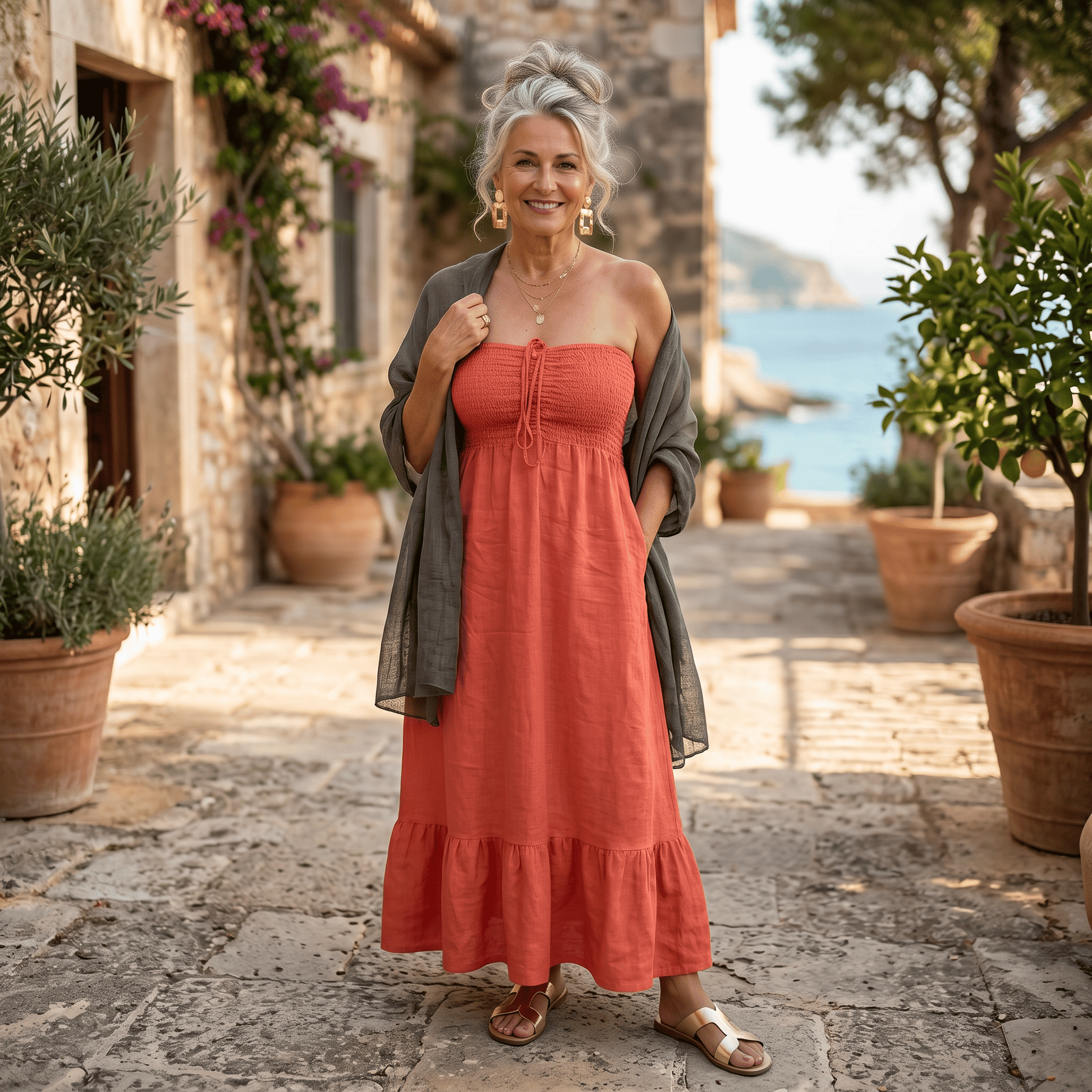 Angela Maxi Linen Dress Angela Maxi Linen Dress