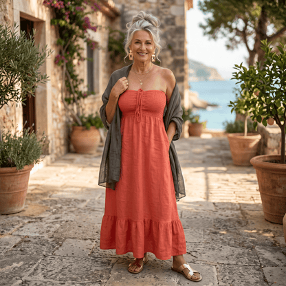 Angela Maxi Linen Dress Angela Maxi Linen Dress
