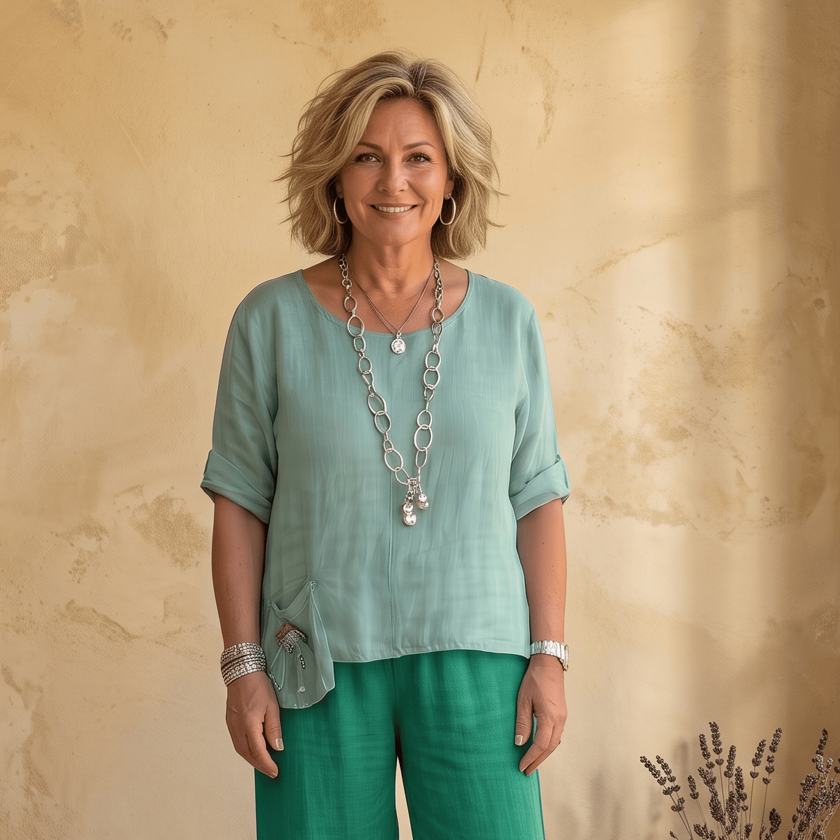 The Not-So-Classic Linen Top Women's Italian Linen Top Lightweight Summer Blouse One Size
