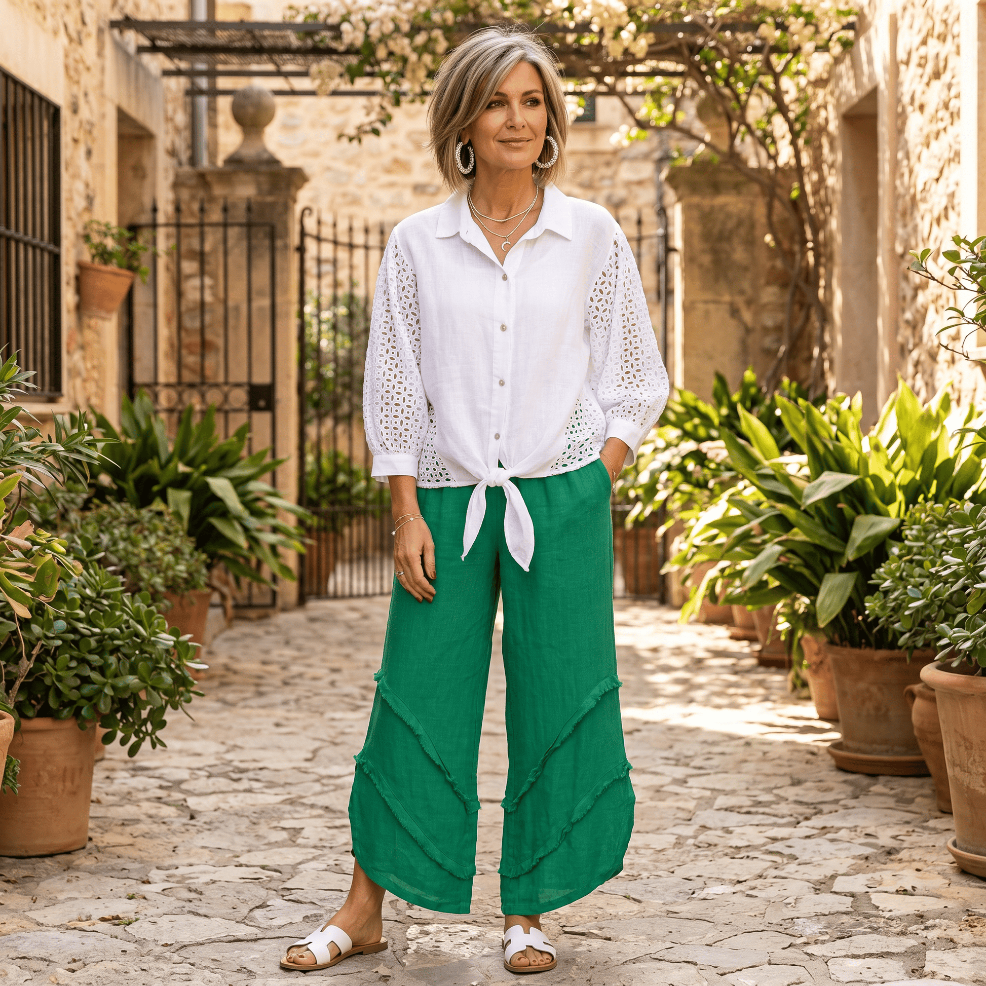 The Ravello Linen Capri The Ravello Linen Capri