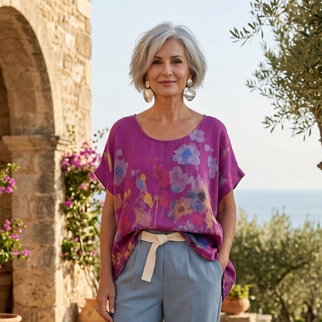 Flora Linen Top *BEST SELLER*