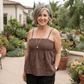The Capri Linen Babydoll Top The Capri Linen Babydoll Top
