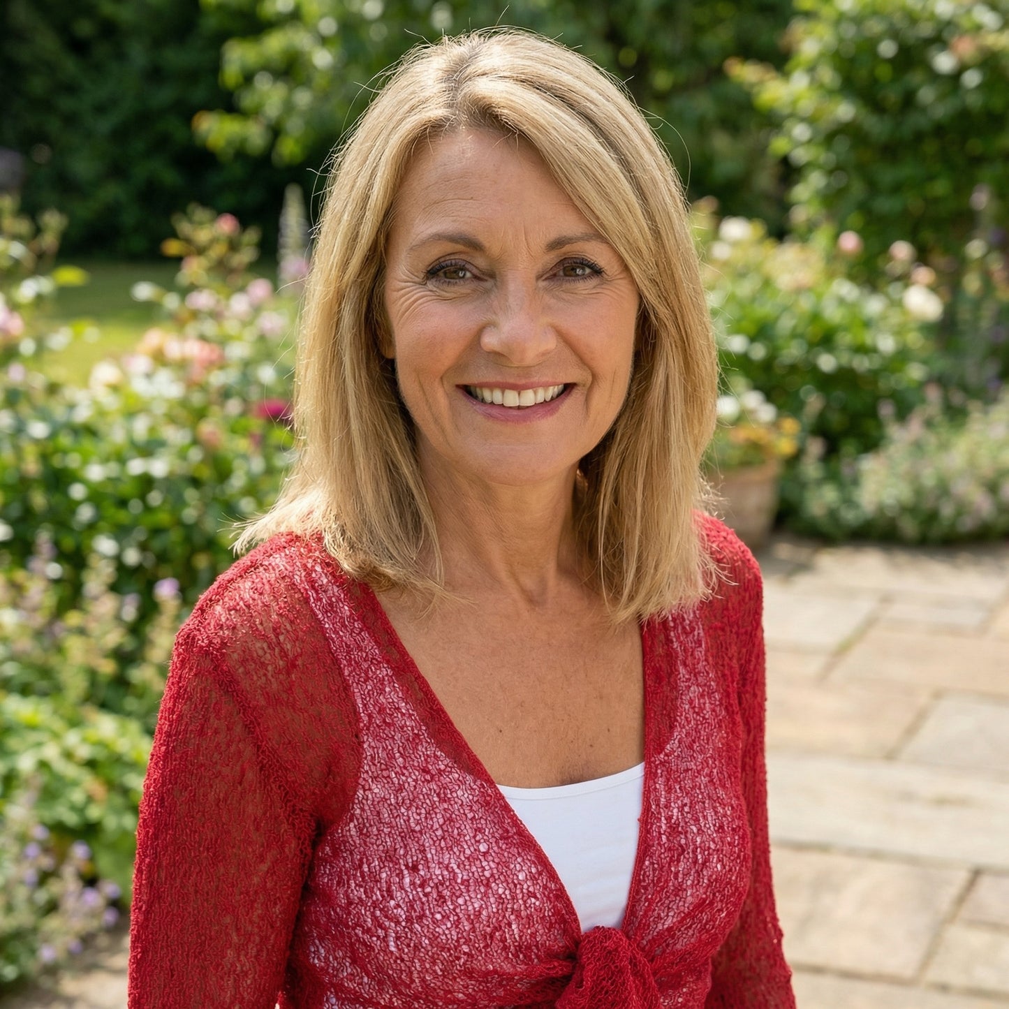 Delicate mesh woven shrug