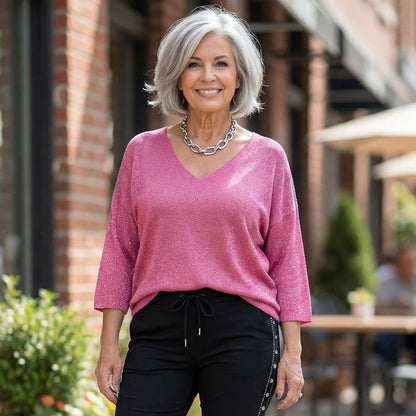 Elegant Whisper Light Knit Top