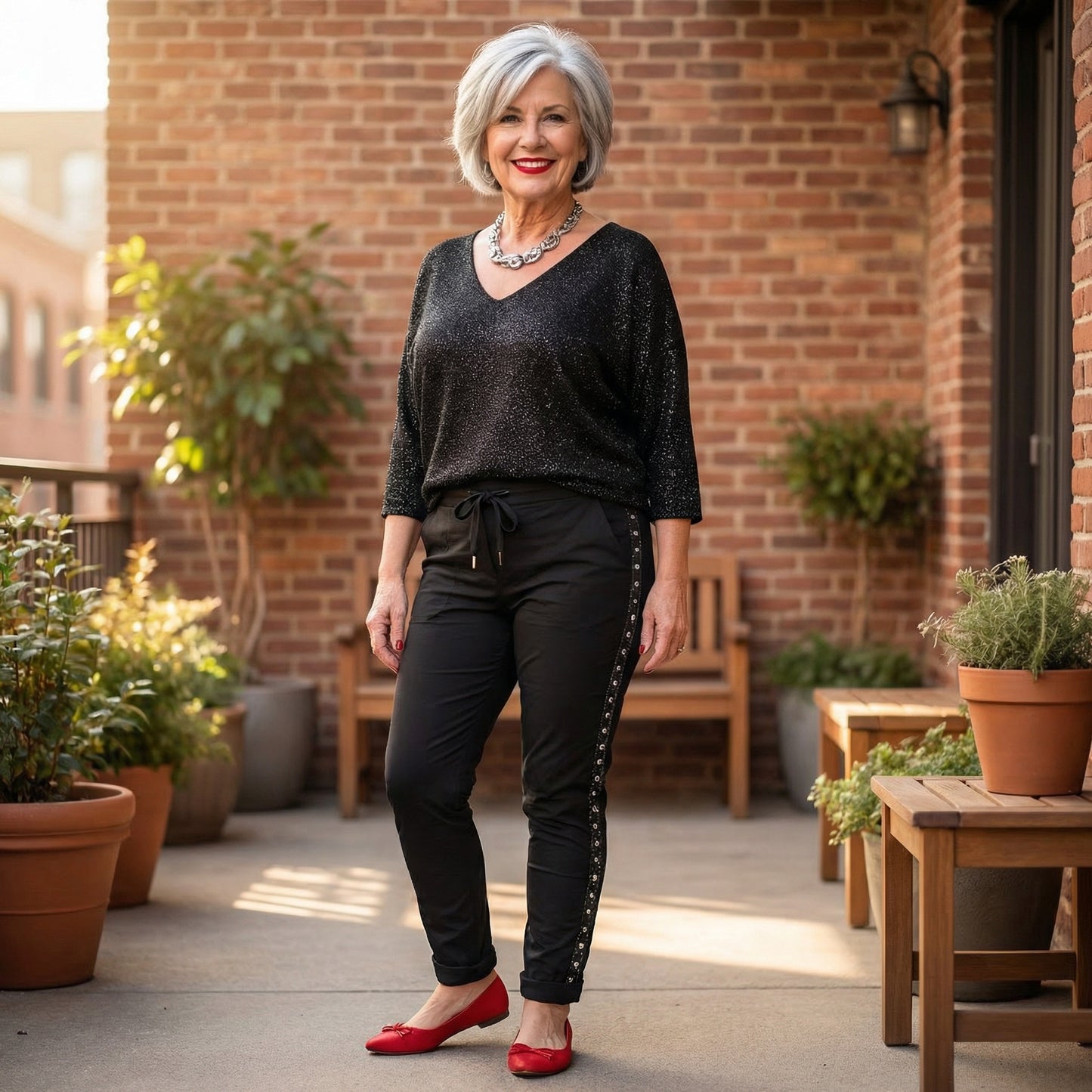 Elegant Whisper Light Knit Top