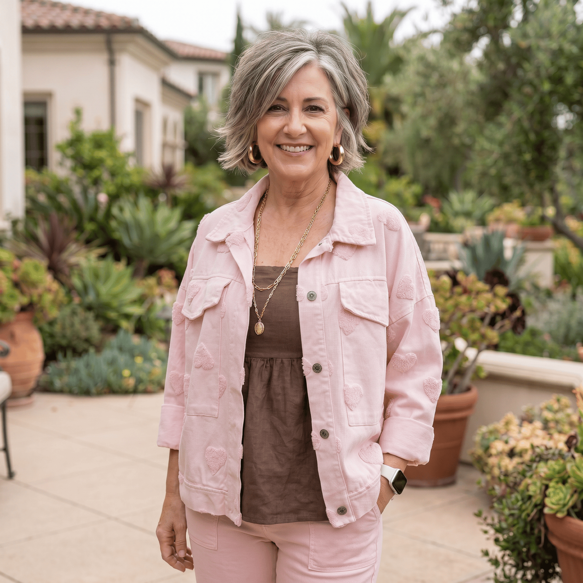 Amour Pink Denim Jacket Amour Pink Denim Jacket