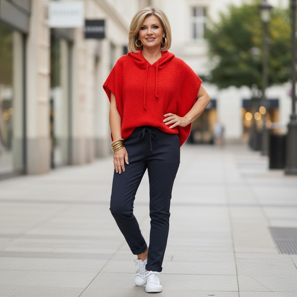 An Autumn Haze Hooded Knit