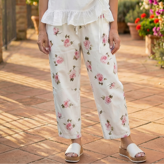 La Vie En Rose - Wide Leg Italian Magic Pants