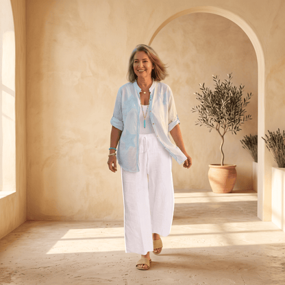 Aqua Star Shirt Aqua Stella Shirt | Aqua Cotton Shirt Online USA