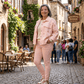 Italian Magic Pants With a Subtle Chic Glam Side Panel Italian Magic Pants With a Subtle Chic Glam Side Panel