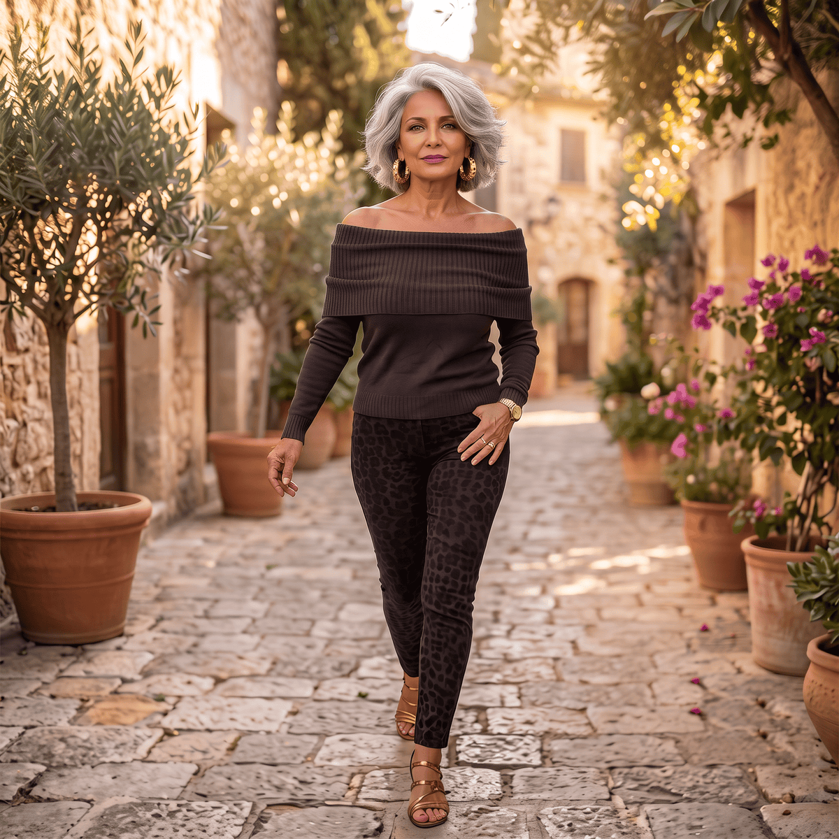Leopard Fantasy Italian Magic Pants Leopard Fantasy Italian Magic Pants