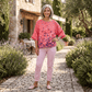 Lucia Floral Linen Top