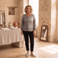 Two Tone Long Sleeve V-Neck Two Tone Long Sleeve V-Neck