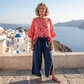 Lucia Floral Linen Top