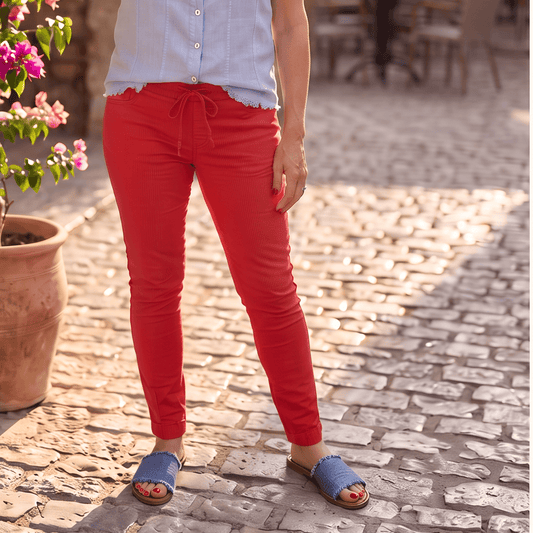 Starlight Italian Magic Pants Women's Italian Stretch Pants Sparkle Star Detail One Size