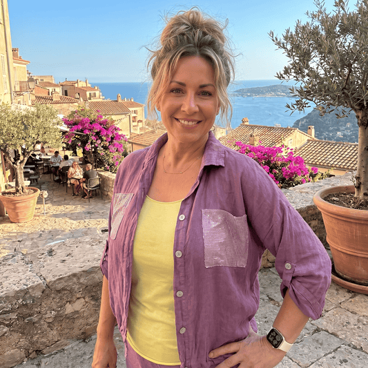 The Ravello Shimmer Linen Shirt The Ravello Shimmer Linen Shirt
