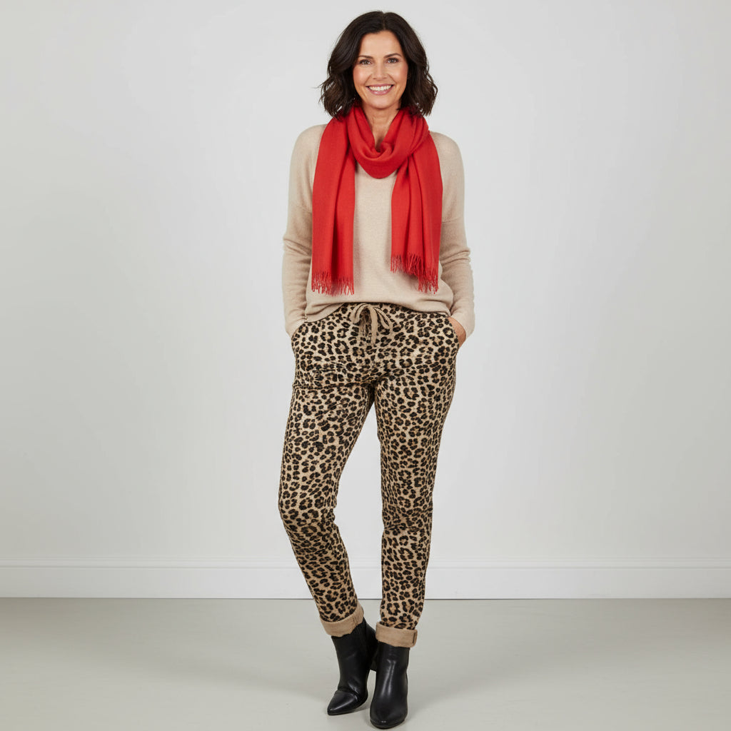 Leopard Fantasy Italian Magic Pants