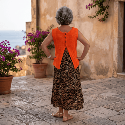 Pleated Animal Print Skirt Pleated Animal Print Skirt – Timeless Elegance