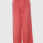 Coral linen pants