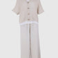 Short sleeved crochet open-knit cardigan