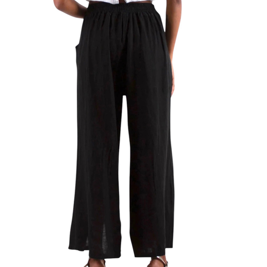 Venezia Wide Leg Linen Pants