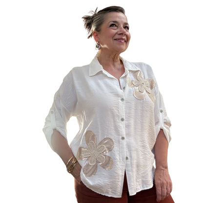 A Winter Bloom Shirt