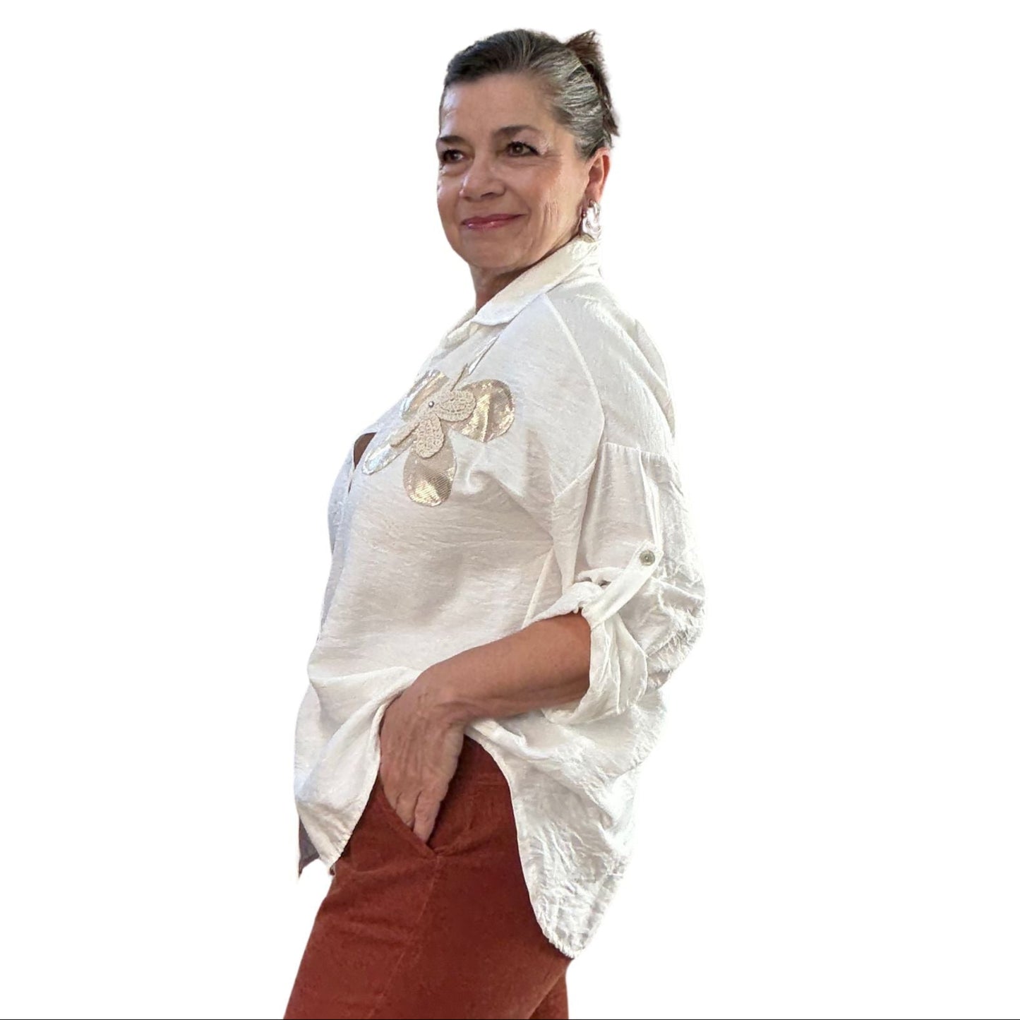 A Winter Bloom Shirt