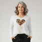 Ultra Soft Wild Love Fleece V-Neck